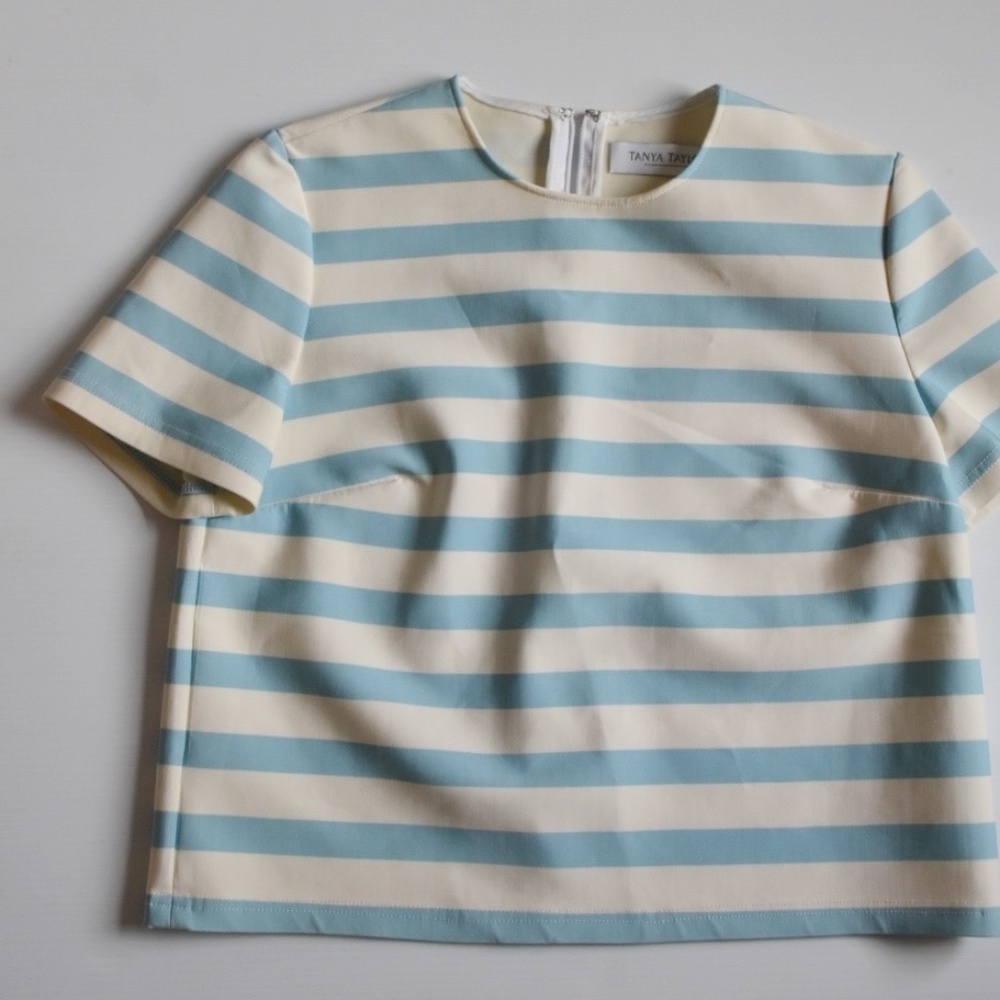 Tanya Taylor neoprene t-shirt (US 4)